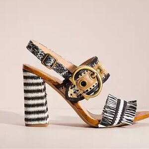Coach Robin Rafia Sandals